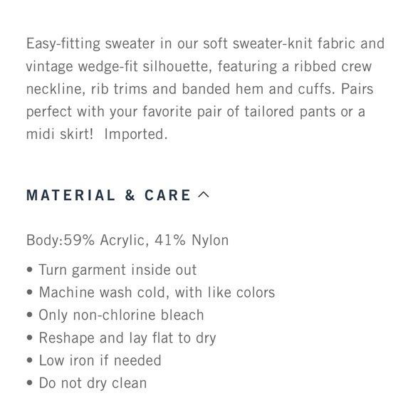 Abercrombie wedge crew sweater - Picture 2 of 3